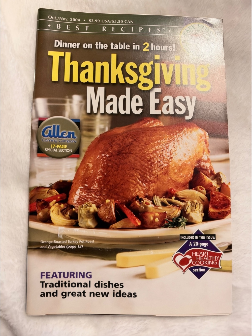 Thanksgiving Made Easy Magazine Oct/Nov 2004 - Best Recipes for Holiday Cooking